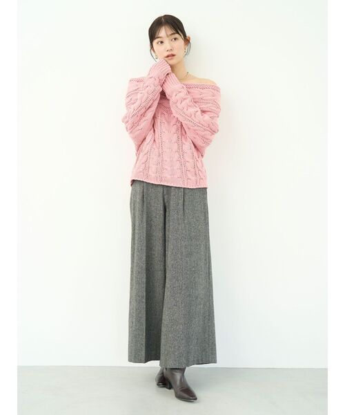 新作新品　リランドチュール♡〈POLO BCSコラボ〉ケーブルカーデプルオーバー POLO BCSコラボ〉ケーブルラインカーデプルオーバー | ニット