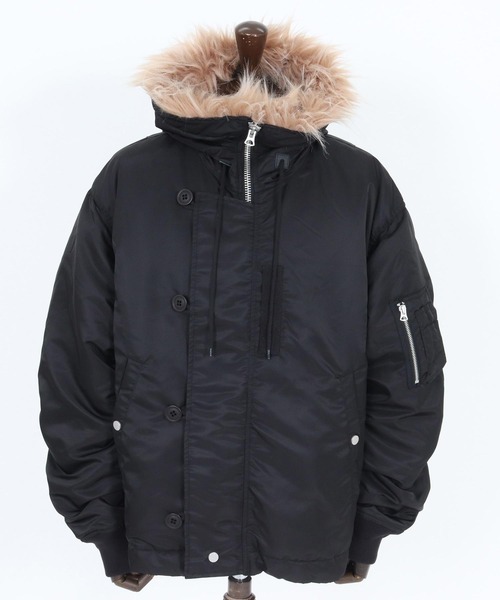 ADAM PATEK(アダムパテック)の「mj11053-N-2.5B jacket ミリタリーブルゾン(AP2523011)(ミリタリージャケット・メンズ・ブラック/オリーブ・1/2)」の18枚目の写真