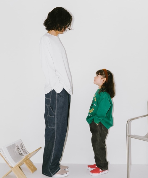 and D. petit main(アンドディープティマイン)の「【親子リンク】【DAD】OFUZAKE柄ロンT(Tシャツ/カットソー・メンズ・ベージュ系その他/グリーン/ホワイト・F)」の11枚目の写真