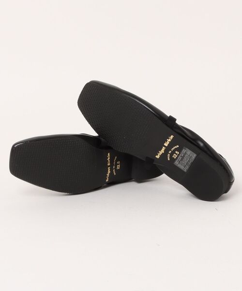 Bridget Birkin（ブリジットバーキン）の「【Bridget Birkin】エラスティックバンドスクエアバレエシューズ(551546)（バレエシューズ・レディース・ゴールド/ブラック/シルバー・22.5/23/23.5/24/24.5）」の5枚目の写真
