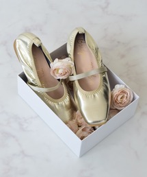 Bridget Birkin | 【Bridget Birkin】エラスティックバンドスクエアバレエシューズ(551546)(バレエシューズ)