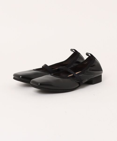 Bridget Birkin（ブリジットバーキン）の「【Bridget Birkin】エラスティックバンドスクエアバレエシューズ(551546)（バレエシューズ・レディース・ゴールド/ブラック/シルバー・22.5/23/23.5/24/24.5）」の10枚目の写真