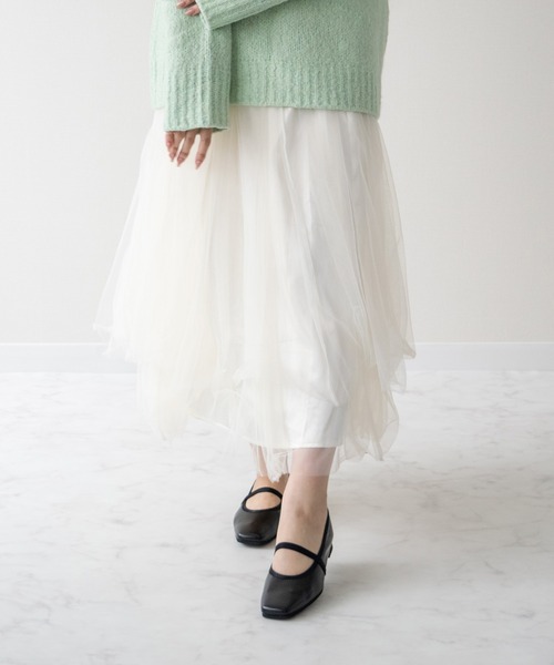 Bridget Birkin（ブリジットバーキン）の「【Bridget Birkin】エラスティックバンドスクエアバレエシューズ(551546)（バレエシューズ・レディース・ゴールド/ブラック/シルバー・22.5/23/23.5/24/24.5）」の11枚目の写真