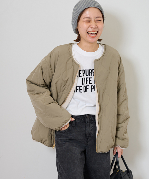 WEB限定》リバーシブルボアブルゾン（ブルゾン）｜JOURNAL STANDARD