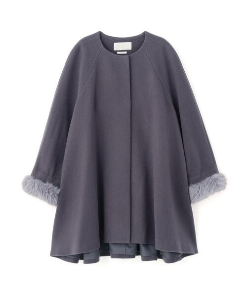 PROPORTION BODY DRESSING(プロポーションボディドレッシング)の「イレヘムミドル丈コート / 1215252003(ノーカラーコート・レディース・ダークグレー/ベージュ/グレー・MEDIUM/SMALL)」の18枚目の写真