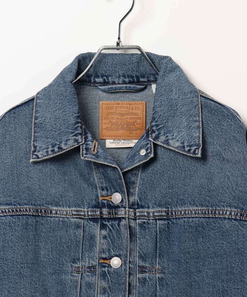 Levi's（リーバイス）の「【Levi's(R)（リーバイス(R)）】BALLON TRCKER（デニムジャケット・レディース・インディゴブルー・FREE）」の4枚目の写真