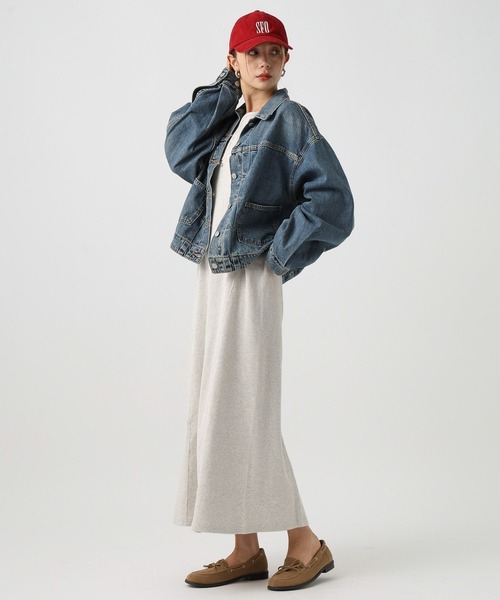 Levi's（リーバイス）の「【Levi's(R)（リーバイス(R)）】BALLON TRCKER（デニムジャケット・レディース・インディゴブルー・FREE）」の11枚目の写真