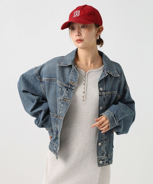 Levi's（リーバイス）の「【Levi's(R)（リーバイス(R)）】BALLON TRCKER（デニムジャケット・レディース・インディゴブルー・FREE）」の12枚目の写真