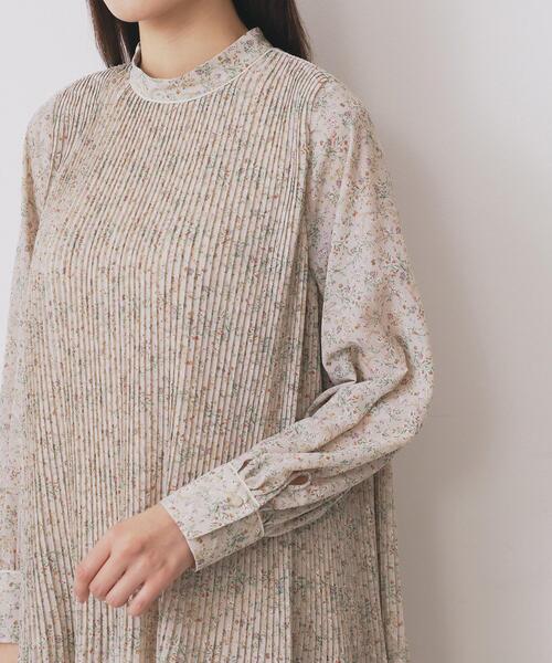 美品✨フォクシー イリス タックAラインフレアワンピース ベージュ 38 セール】《5色展開/S-3Lサイズ》プリーツフレアワンピース【洗濯機OK