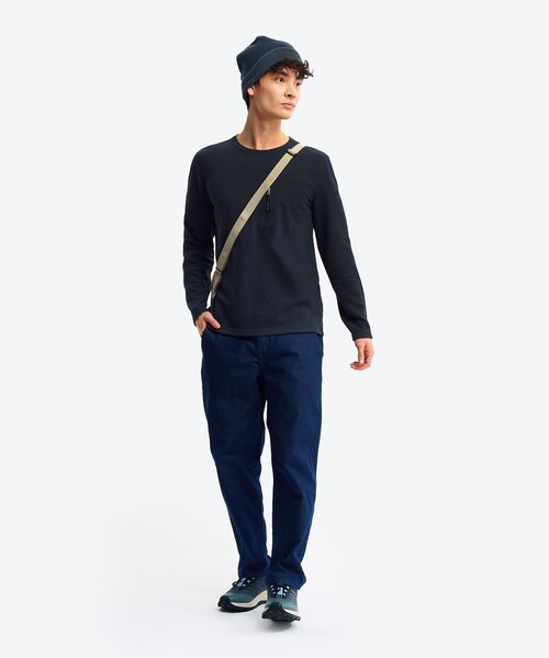 AIGLE（エーグル）の「ECO LYCRA  デニムパンツ（デニムパンツ・メンズ・ブルー/ブラック・42/38/40）」の6枚目の写真