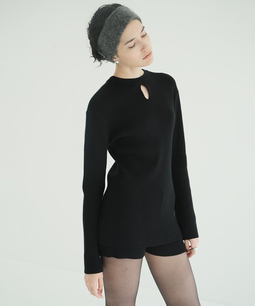 セール】W FACE KNIT MINI ONEPIECE（ワンピース）｜CLANE（クラネ）の