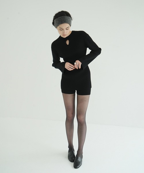 セール】W FACE KNIT MINI ONEPIECE（ワンピース）｜CLANE（クラネ）の