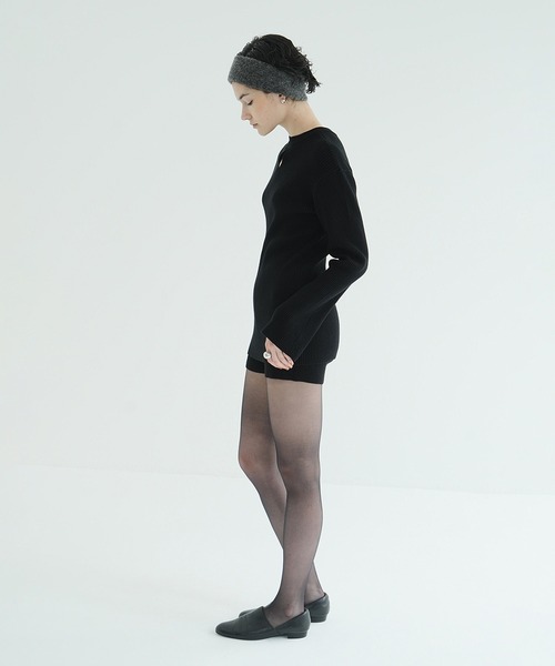 W FACE KNIT MINI ONEPIECE（ワンピース）｜CLANE（クラネ）の