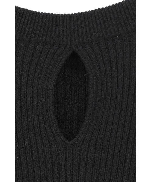 CLANE（クラネ）の「W FACE KNIT MINI ONEPIECE（ワンピース・レディース・アイボリー/ブラック・0/1/2）」の20枚目の写真