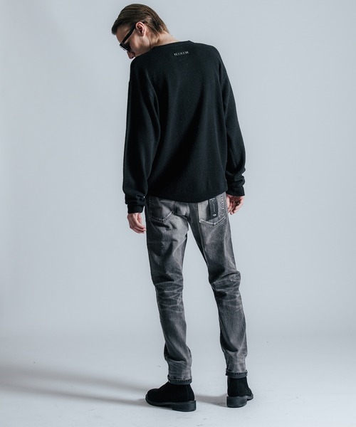 CRIMIE（クライミー）の「YAK CREW NECK KNIT SWEATER（ニット/セーター・メンズ・ブラック・L/XL）」の7枚目の写真