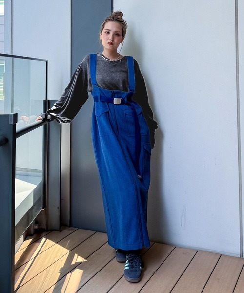 niko and...（ニコアンド）の「【MODE NORM CORE】 ウール混マトンスリーブプルオーバー（Tシャツ/カットソー・レディース・ブラック/チャコール/ライトグレー・LARGE/MEDIUM）」の12枚目の写真