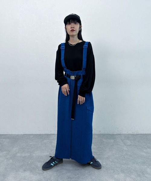 niko and...（ニコアンド）の「【MODE NORM CORE】 ウール混マトンスリーブプルオーバー（Tシャツ/カットソー・レディース・ブラック/チャコール/ライトグレー・LARGE/MEDIUM）」の20枚目の写真