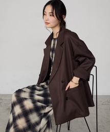 forksy.（フォルクシー）の「【forksy.】ウェルトポケットダブルテーラードジャケット＜セットアップ対応＞（テーラードジャケット）」