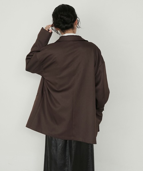 forksy.】【セットアップ対応】ウェルトポケットダブルテーラード