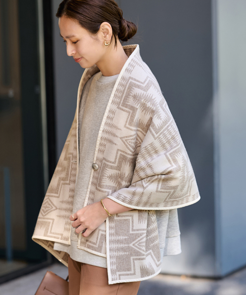 THROW/スロー コットンカシミヤスクエアショール FRAMeWORK フレーム