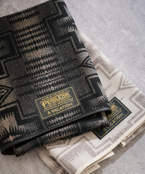 FRAMeWORK（フレームワーク）の「≪一部店舗 ・WEB限定A VACATION/アヴァケーション 別注PENDLETONストール（ストール/ショール・レディース・ブラック/ベージュ・FREE）」の2枚目の写真