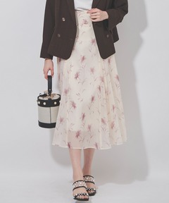 スカート AMERI UND SCAN FLOWER SKIRT UND SCAN FLOWER SKIRT