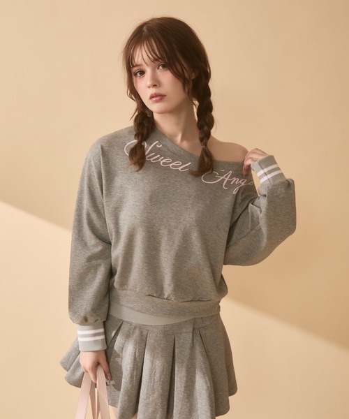 TITTY＆CO. レースキャミ付きスウェットセットアップ セール】レースキャミ付きスウェットセットアップ（セットアップ
