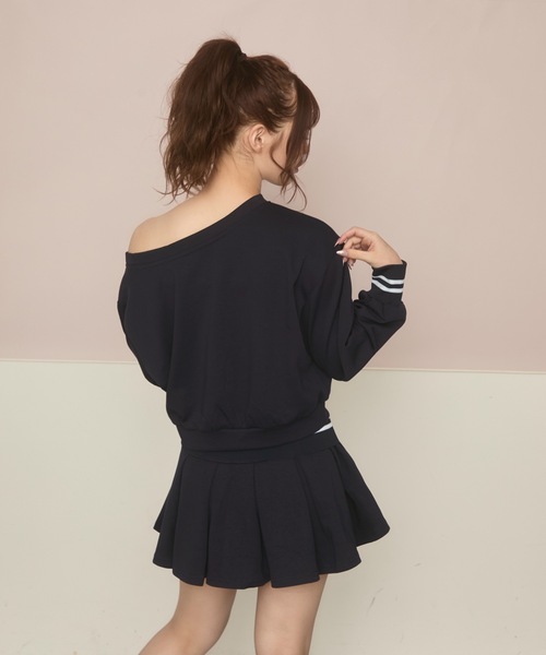 TITTY&CO.(ティティーアンドコー)の「ロゴ入りスウェットセットアップ(セットアップ・レディース・ブラウン/ネイビー/グレー・FREE)」の15枚目の写真