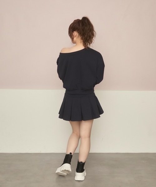 TITTY&CO.(ティティーアンドコー)の「ロゴ入りスウェットセットアップ(セットアップ・レディース・ブラウン/ネイビー/グレー・FREE)」の16枚目の写真
