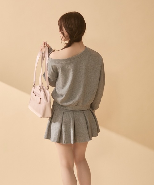 TITTY&CO.(ティティーアンドコー)の「ロゴ入りスウェットセットアップ(セットアップ・レディース・ブラウン/ネイビー/グレー・FREE)」の11枚目の写真