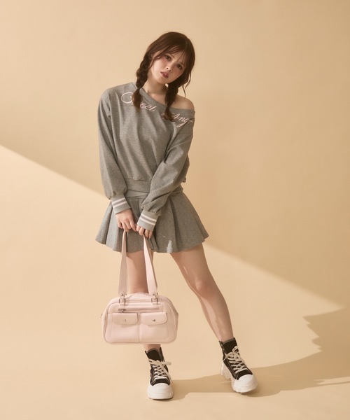 TITTY&CO.(ティティーアンドコー)の「ロゴ入りスウェットセットアップ(セットアップ・レディース・ブラウン/ネイビー/グレー・FREE)」の21枚目の写真