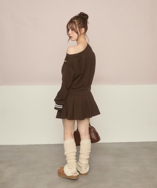 TITTY&CO.(ティティーアンドコー)の「ロゴ入りスウェットセットアップ(セットアップ・レディース・ブラウン/ネイビー/グレー・FREE)」の17枚目の写真