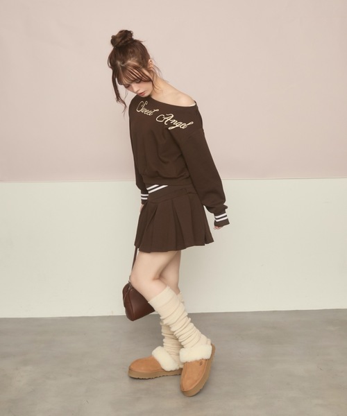 TITTY&CO.(ティティーアンドコー)の「ロゴ入りスウェットセットアップ(セットアップ・レディース・ブラウン/ネイビー/グレー・FREE)」の19枚目の写真