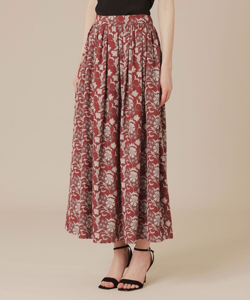 MACKINTOSH LONDON(マッキントッシュ ロンドン)の「【BIBURY FLOWER】オータムバイブリースカート(スカート・レディース・ブラウン系その他5/レッド系その他3・38/36)」の8枚目の写真