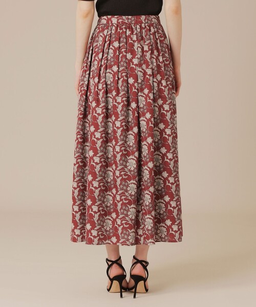 MACKINTOSH LONDON(マッキントッシュ ロンドン)の「【BIBURY FLOWER】オータムバイブリースカート(スカート・レディース・ブラウン系その他5/レッド系その他3・38/36)」の7枚目の写真