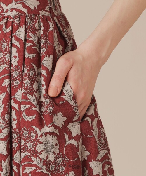 MACKINTOSH LONDON(マッキントッシュ ロンドン)の「【BIBURY FLOWER】オータムバイブリースカート(スカート・レディース・ブラウン系その他5/レッド系その他3・38/36)」の6枚目の写真