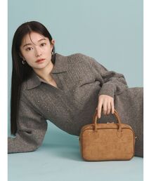 LAGUNAMOON | 【REVIVAL】ケーブルビジューIラインニットワンピース(ワンピース)