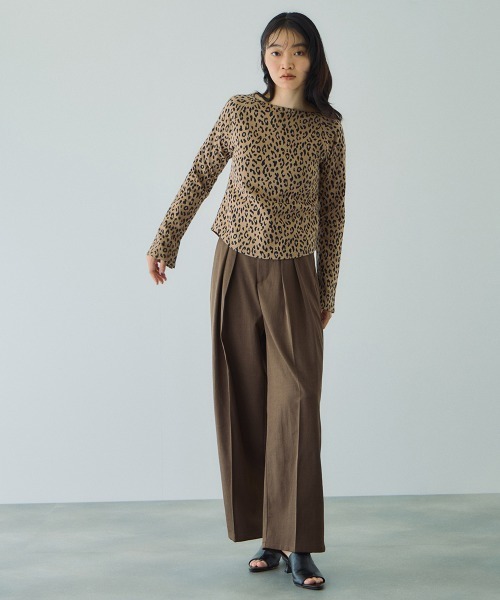 VICKY(ビッキー)の「ラッププリーツスカートセットパンツ≪手洗い可能≫(その他パンツ・レディース・ブラウン/ブラック/ダークグレー・M)」の17枚目の写真