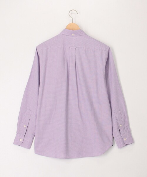 NOLLEY'S LIGHT(ノーリーズライト)の「クマ刺繍ボタンダウンシャツ デニムライク/千鳥(シャツ/ブラウス・メンズ・インディゴブルー/ブルー/ホワイト系その他3/パープル系その他2/ネイビー・M/L/XL/S)」の12枚目の写真