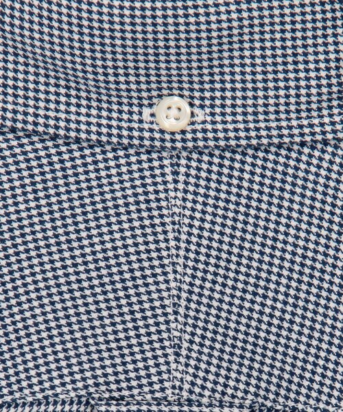 NOLLEY'S LIGHT(ノーリーズライト)の「クマ刺繍ボタンダウンシャツ デニムライク/千鳥(シャツ/ブラウス・メンズ・インディゴブルー/ブルー/ホワイト系その他3/パープル系その他2/ネイビー・M/L/XL/S)」の13枚目の写真