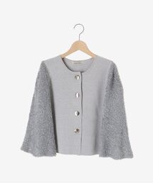 le.coeur blanc（ルクールブラン）の「TORRAZZO DONNA別注 フレアケープニットカーデ（カーディガン/ボレロ・レディース）」
