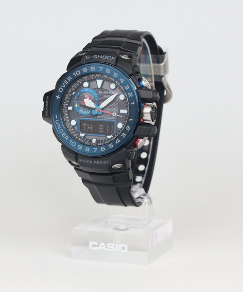 G-SHOCK(ジーショック)の「MASTER OF G GULFMASTER / GWN-1000B-1BJF(アナログ腕時計・メンズ・ブラック×ブルー・FREE)」の13枚目の写真