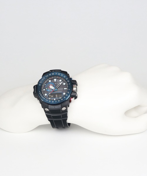 G-SHOCK(ジーショック)の「MASTER OF G GULFMASTER / GWN-1000B-1BJF(アナログ腕時計・メンズ・ブラック×ブルー・FREE)」の15枚目の写真