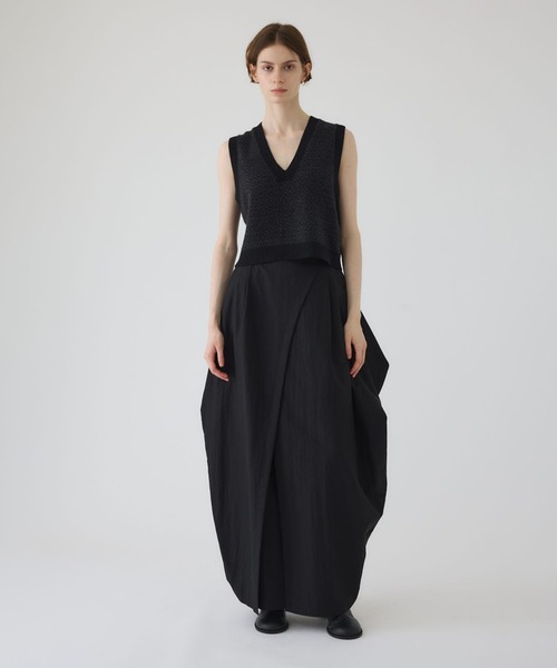 RIM.ARK（リムアーク）の「【RIM.ARK/リムアーク】Dress up SK/ドレスアップスカート（スカート・レディース・カーキ/ブラック・38/36）」の16枚目の写真