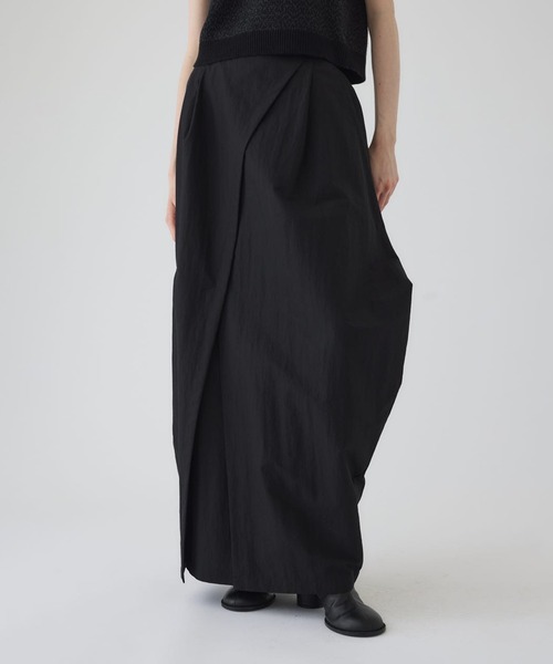 RIM.ARK（リムアーク）の「【RIM.ARK/リムアーク】Dress up SK/ドレスアップスカート（スカート・レディース・カーキ/ブラック・38/36）」の12枚目の写真