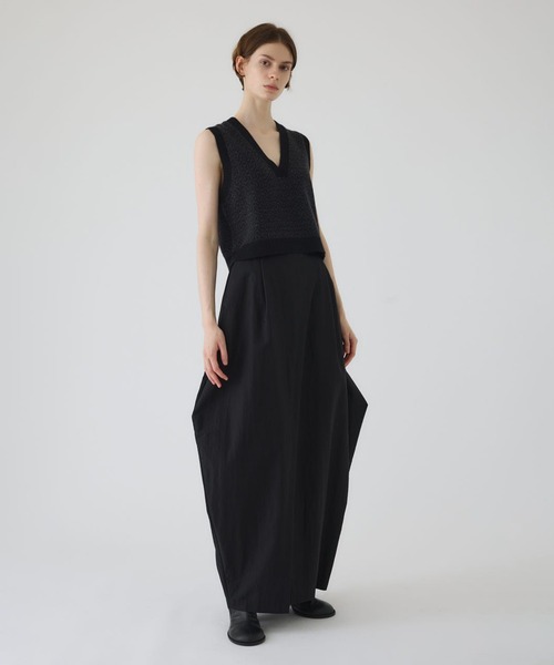 RIM.ARK（リムアーク）の「【RIM.ARK/リムアーク】Dress up SK/ドレスアップスカート（スカート・レディース・カーキ/ブラック・38/36）」の13枚目の写真
