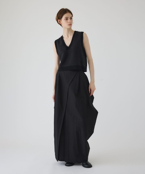 RIM.ARK（リムアーク）の「【RIM.ARK/リムアーク】Dress up SK/ドレスアップスカート（スカート・レディース・カーキ/ブラック・38/36）」の15枚目の写真