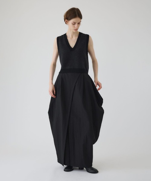 RIM.ARK（リムアーク）の「【RIM.ARK/リムアーク】Dress up SK/ドレスアップスカート（スカート・レディース・カーキ/ブラック・38/36）」の14枚目の写真