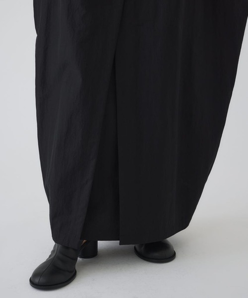 RIM.ARK（リムアーク）の「【RIM.ARK/リムアーク】Dress up SK/ドレスアップスカート（スカート・レディース・カーキ/ブラック・38/36）」の6枚目の写真