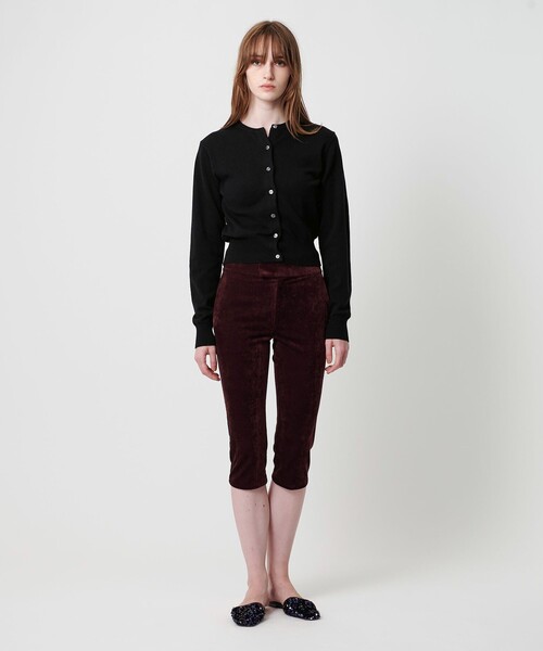 ATTISESSION（アティセッション）の「＜ATTISESSION＞コットン ウール ナイロン カーディガン（カーディガン/ボレロ・レディース・レッド/ブラック/ダークグレー・FREE）」の5枚目の写真